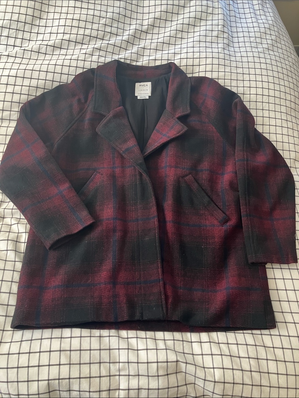 RVCA Women’s Coat - Plaid